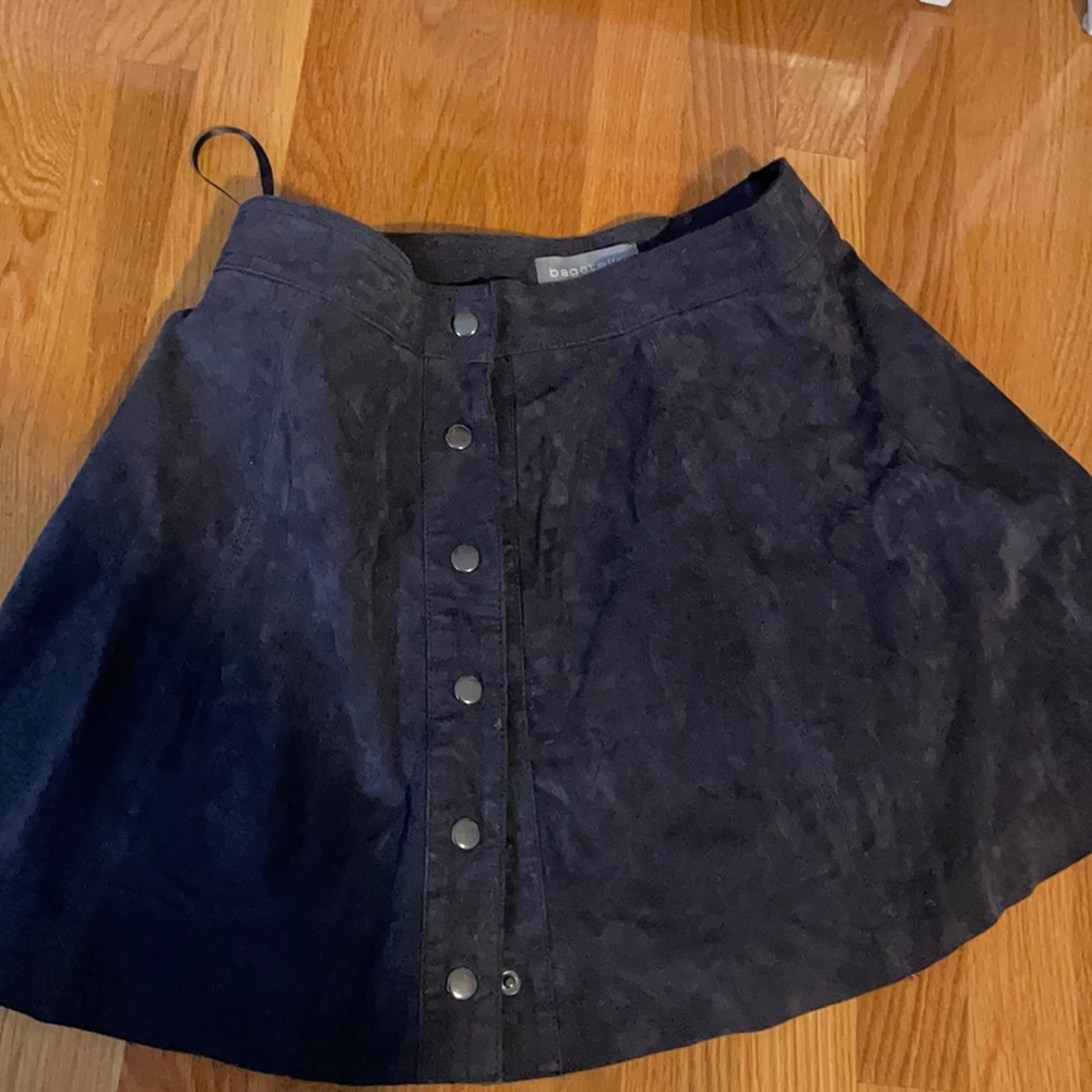 Bagatelle suede skirt